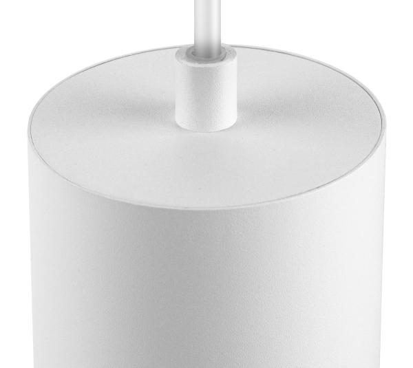 ASTO TUBE, Pendelleuchte, GU10, Pendellänge 250 cm, max. 10 W, weiß