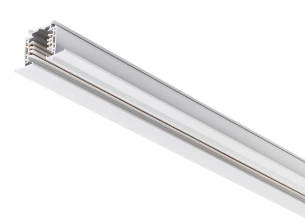 S-TRACK 3-Phasen-Einbauschiene, DALI, PHASE, 1 m, weiß