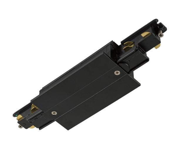 S-TRACK Längsverbinder, 3-Phasen-Einbauschiene, mit Einspeisemöglichkeit, DALI, PHASE, schwarz