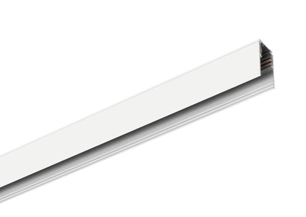 1 m Aufbauschiene tief, 48V TRACK, weiß, DALI
