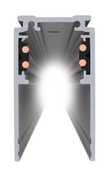 3 m Aufbauschiene tief, 48V TRACK, schwarz, DALI