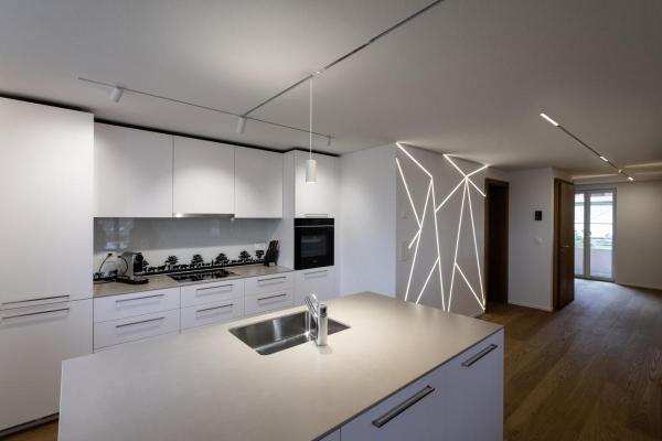 2 m Einbauschiene, 48V TRACK, weiß, DALI