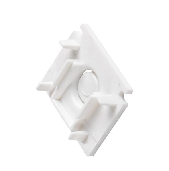 Endkappe für Aufbauschiene standard, 48V TRACK, weiß