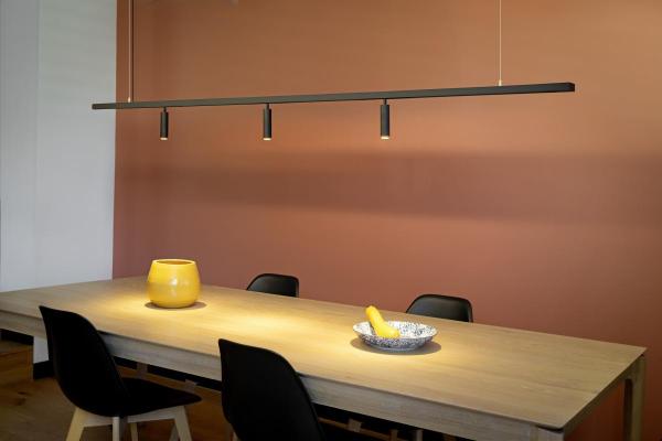 3 m Drahtseil Pendelabhängung, 48V TRACK, schwarz