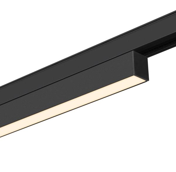 IN-LINE 22 48V TRACK, opal, DALI, Spot, schwarz / schwarz, 7.3 W, 570 lm, 3000 K, CRI 90, 95°