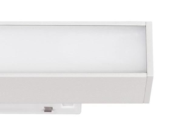 IN-LINE 22, 48V Spot, opal, DALI, weiß, 7.3 W, 680 lm, 4000 K, CRI 90, 95°