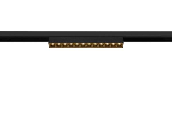IN-LINE 22 48V TRACK, Darklight Reflector, DALI, Spot, schwarz / schwarz, 7.3 W, 580 lm, 2700 K, CRI 90, 35°