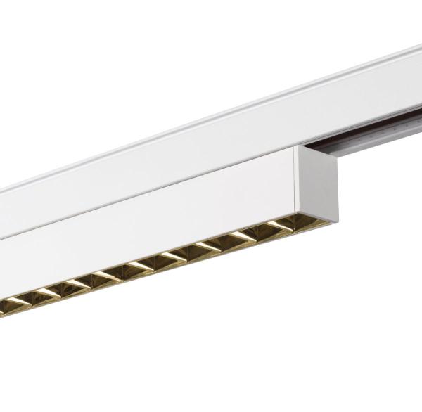 IN-LINE 22 48V TRACK, Darklight Reflector, DALI, Spot, weiß / weiß, 7.3 W, 610 lm, 3000 K, CRI 90, 35°