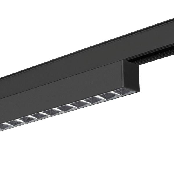 IN-LINE 22, 48V Spot, Darklight Reflector, DALI, schwarz, 7.3 W, 650 lm, 4000 K, CRI 90, 35°