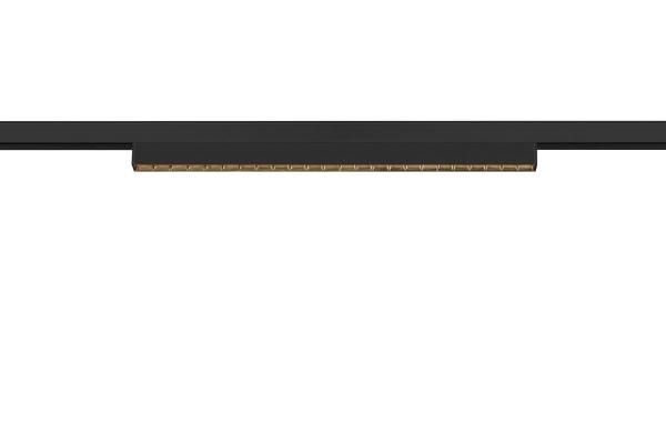 IN-LINE 44 48V TRACK, Darklight Reflector, DALI, Spot, schwarz / schwarz, 14 W, 1180 lm, 2700 K, CRI 90, 35°