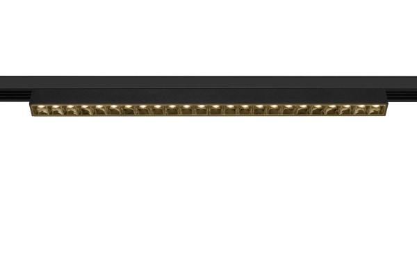IN-LINE 44 48V TRACK, Darklight Reflector, DALI, Spot, schwarz / schwarz, 14 W, 1230 lm, 3000 K, CRI 90, 35°