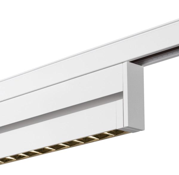 IN-LINE 24 48V TRACK, Move DALI, Darklight Reflector, Spot, weiß / weiß, 7.3 W, 610 lm, 3000 K, CRI 90, 35°