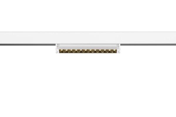 IN-LINE 24 48V TRACK, Move DALI, Darklight Reflector, Spot, weiß / weiß, 7.3 W, 610 lm, 3000 K, CRI 90, 35°