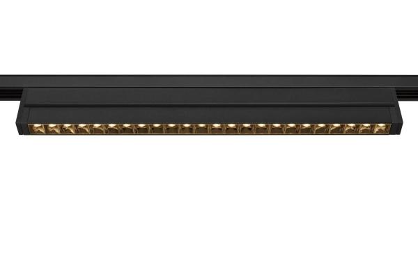 IN-LINE 46 48V TRACK, Move DALI, Darklight Reflector, Spot, schwarz / schwarz, 14 W, 1180 lm, 2700 K, CRI 90, 35°