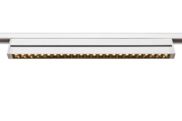 IN-LINE 46 48V TRACK, Move DALI, Darklight Reflector, Spot, weiß / weiß, 14 W, 1180 lm, 2700 K, CRI 90, 35°