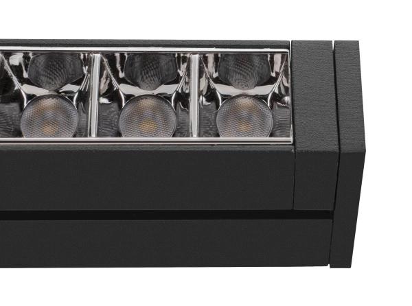 IN-LINE 46 48V TRACK, Move DALI, Darklight Reflector, Spot, schwarz / schwarz, 14 W, 1230 lm, 3000 K, CRI 90, 35°