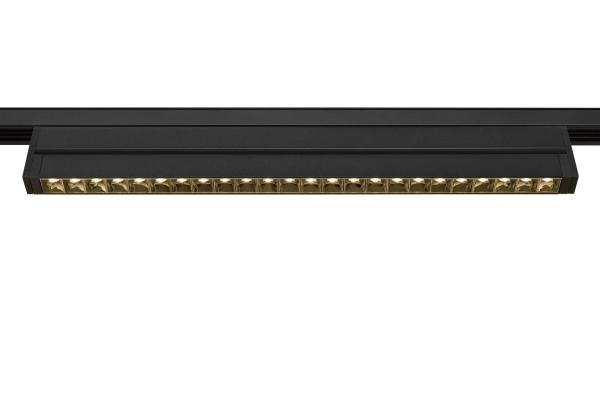 IN-LINE 46 48V TRACK, Move DALI, Darklight Reflector, Spot, schwarz / schwarz, 14 W, 1230 lm, 3000 K, CRI 90, 35°