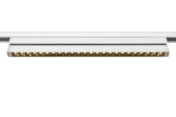IN-LINE 46 48V TRACK, Move DALI, Darklight Reflector, Spot, weiß / weiß, 14 W, 1230 lm, 3000 K, CRI 90, 35°