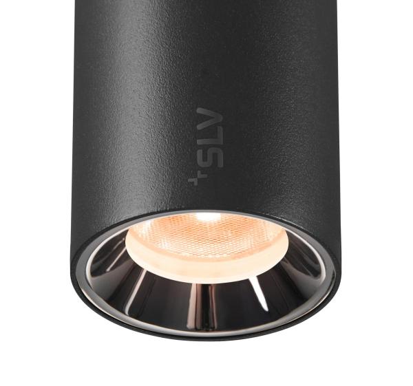 NUMINOS® XS 48V TRACK, DALI, Spot, schwarz / chrom, 8.7 W, 670 lm, 2700 K, CRI 90, 20°