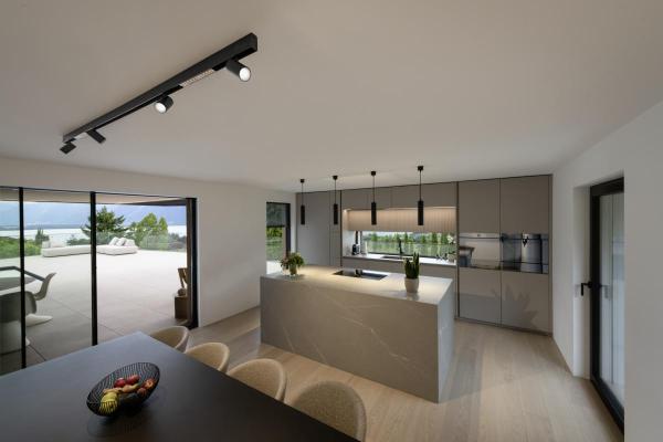 NUMINOS® XS, 48V Spot, rund, 4000 K, 8.7 W, DALI 2, 40°, matt schwarz