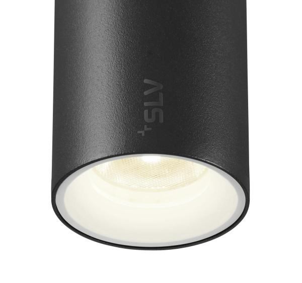 NUMINOS® XS, 48V Spot, rund, 4000 K, 8.7 W, DALI 2, 55°, matt schwarz / matt weiß