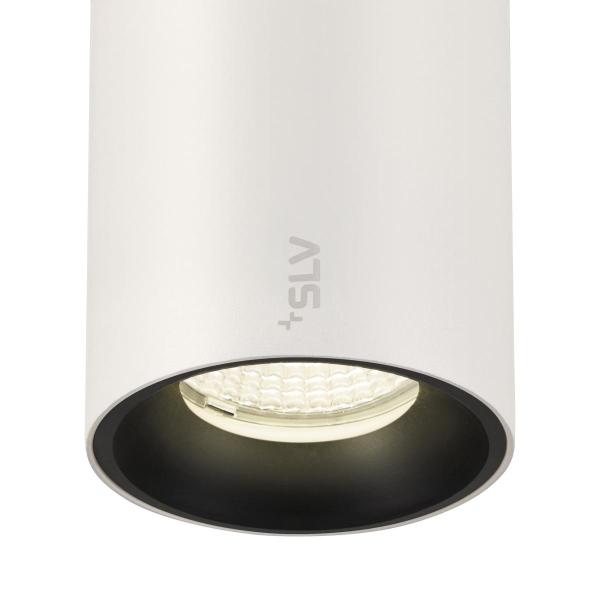 NUMINOS® S, 48V Spot, rund, 4000 K, 16 W, DALI 2, 40°, matt weiß / matt schwarz