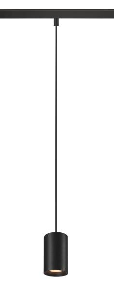 NUMINOS® XS 48V TRACK, DALI, Pendelleuchte, schwarz / schwarz, 8.7 W, 620 lm, 2700 K, CRI 90, 40°