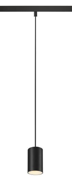 NUMINOS® XS 48V TRACK, DALI, Pendelleuchte, schwarz / weiß, 8.7 W, 730 lm, 3000 K, CRI 90, 20°