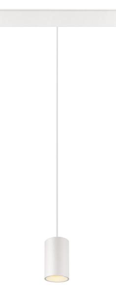 NUMINOS® XS 48V TRACK, DALI, Pendelleuchte, weiß / weiß, 8.7 W, 730 lm, 3000 K, CRI 90, 20°