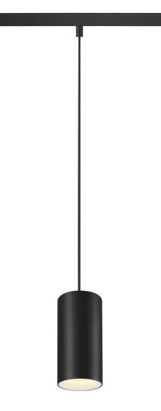 NUMINOS® S 48V TRACK, DALI, Pendelleuchte, schwarz / weiß, 16 W, 1120 lm, 3000 K, CRI 90, 55°