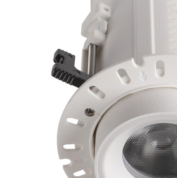 NUMINOS® PROJECTOR XS, Deckeneinbauleuchte, 2700 K, 40°, zylindrisch, weiß / weiß
