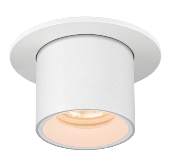 NUMINOS® PROJECTOR XS, Deckeneinbauleuchte, 2700 K, 40°, zylindrisch, weiß / weiß