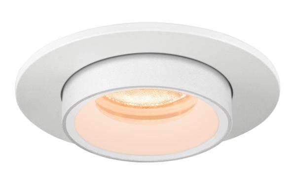 NUMINOS® PROJECTOR XS, Deckeneinbauleuchte, 2700 K, 40°, zylindrisch, weiß / weiß