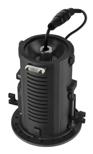 NUMINOS® PROJECTOR XS, Deckeneinbauleuchte, 3000 K, 55°, zylindrisch, schwarz / schwarz