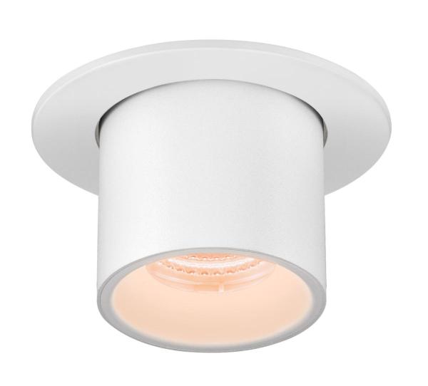 NUMINOS® PROJECTOR S, Deckeneinbauleuchte, 2700 K, 55°, zylindrisch, weiß / weiß