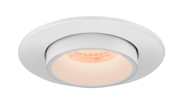 NUMINOS® PROJECTOR S, Deckeneinbauleuchte, 2700 K, 55°, zylindrisch, weiß / weiß