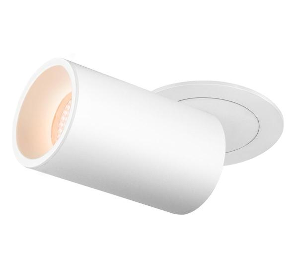 NUMINOS® PROJECTOR M, Deckeneinbauleuchte, 2700 K, 55°, zylindrisch, weiß / weiß