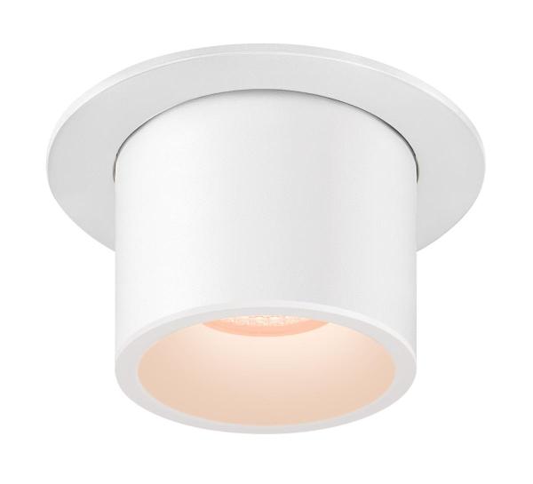 NUMINOS® PROJECTOR M, Deckeneinbauleuchte, 2700 K, 55°, zylindrisch, weiß / weiß