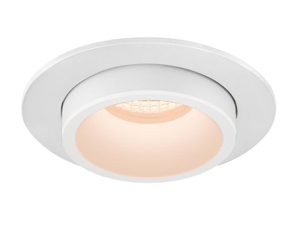 NUMINOS® PROJECTOR M, Deckeneinbauleuchte, 2700 K, 55°, zylindrisch, weiß / weiß