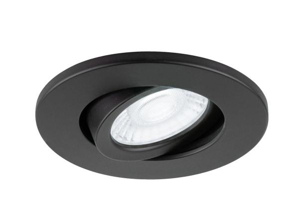 UNIVERSAL DOWNLIGHT Abdeckung, für Downlight IP20, schwenkbar, rund, schwarz