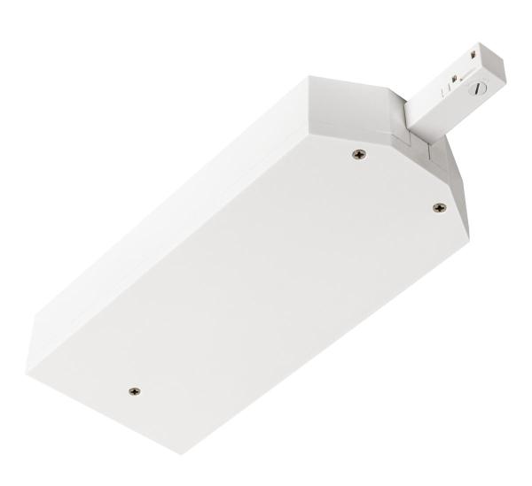 48V TRACK Transformator Gehäuse inkl. Endeinspeiser rechts, DALI, weiß