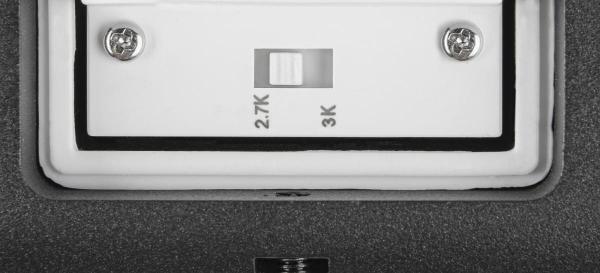 OVAL 14 WL, Wandaufbauleuchte 2700/3000 K, 6 W, schwarz