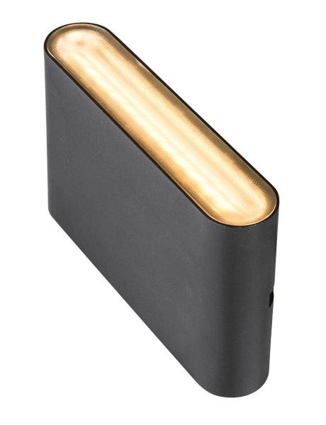 OVAL 14 WL, Wandaufbauleuchte 2700/3000 K, 6 W, schwarz