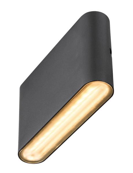 OVAL 14 WL, Wandaufbauleuchte 2700/3000 K, 6 W, schwarz