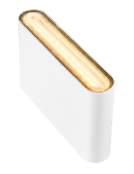 OVAL 14 WL, Wandaufbauleuchte 2700/3000 K, 6 W, weiß