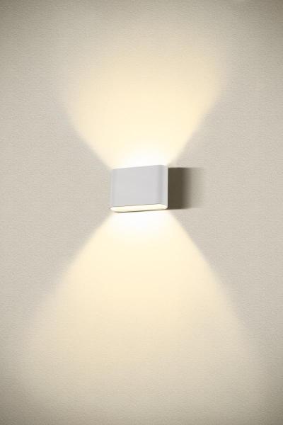 OVAL 14 WL, Wandaufbauleuchte 2700/3000 K, 6 W, weiß