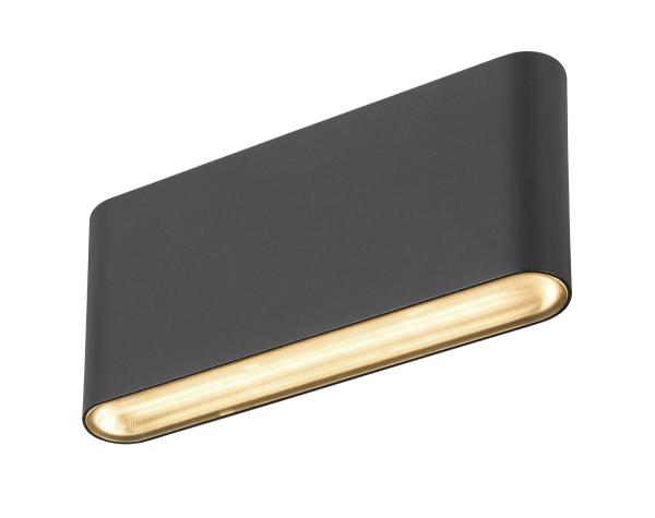 OVAL 18 WL, Wandaufbauleuchte 2700/3000 K, 10 W, schwarz