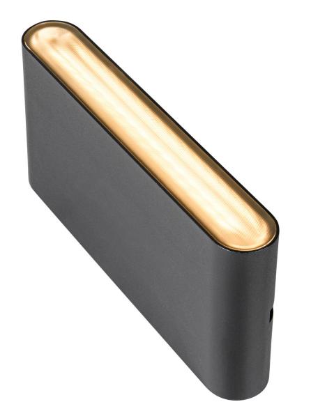 OVAL 18 WL, Wandaufbauleuchte 2700/3000 K, 10 W, schwarz