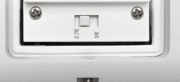 OVAL 18 WL, Wandaufbauleuchte 2700/3000 K, 10 W, weiß