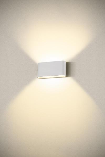 OVAL 18 WL, Wandaufbauleuchte 2700/3000 K, 10 W, weiß